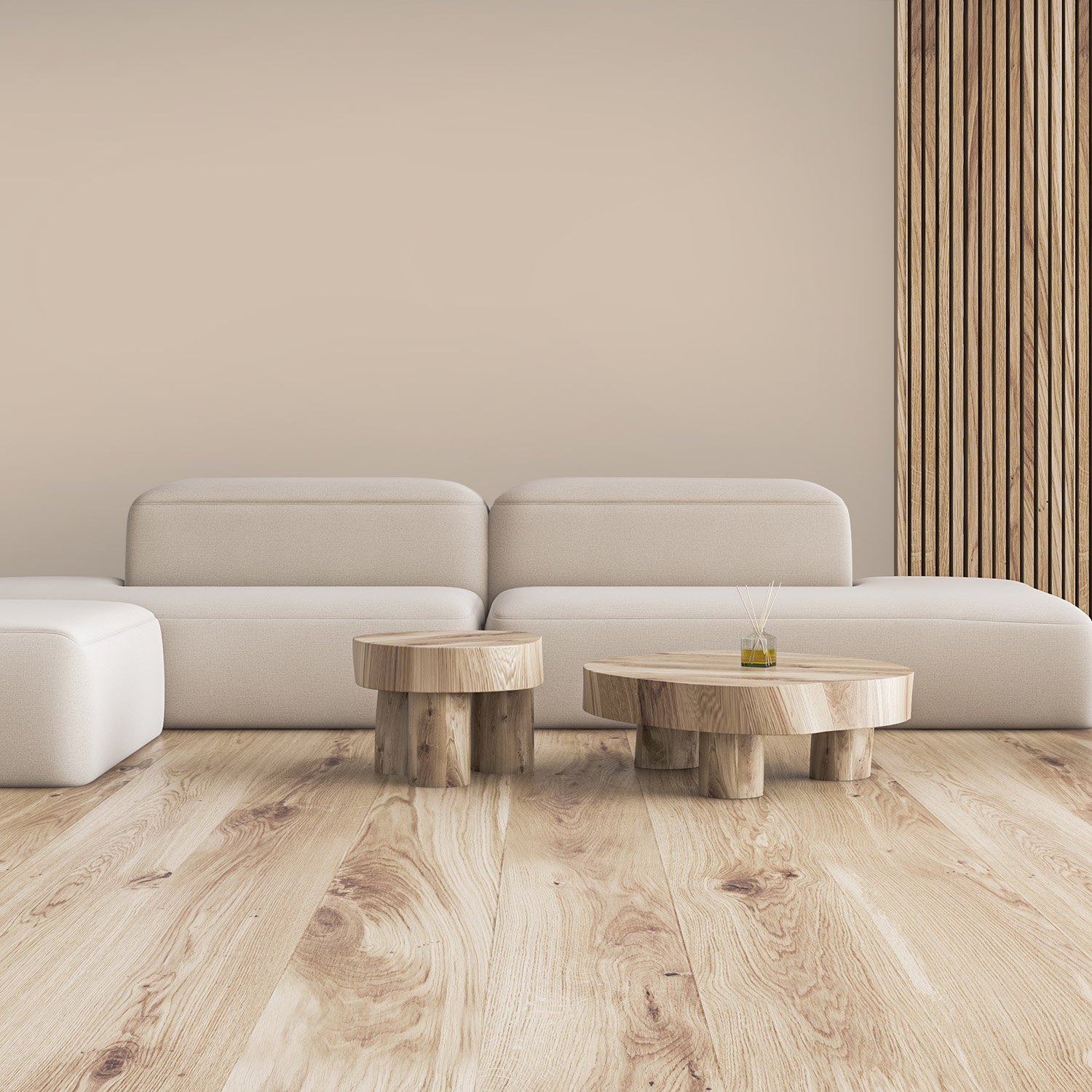 Wandverkleidung für deine Lounge in Taupe Unifarbe  Wandverkleidung für deine Lounge in Taupe Unifarbe