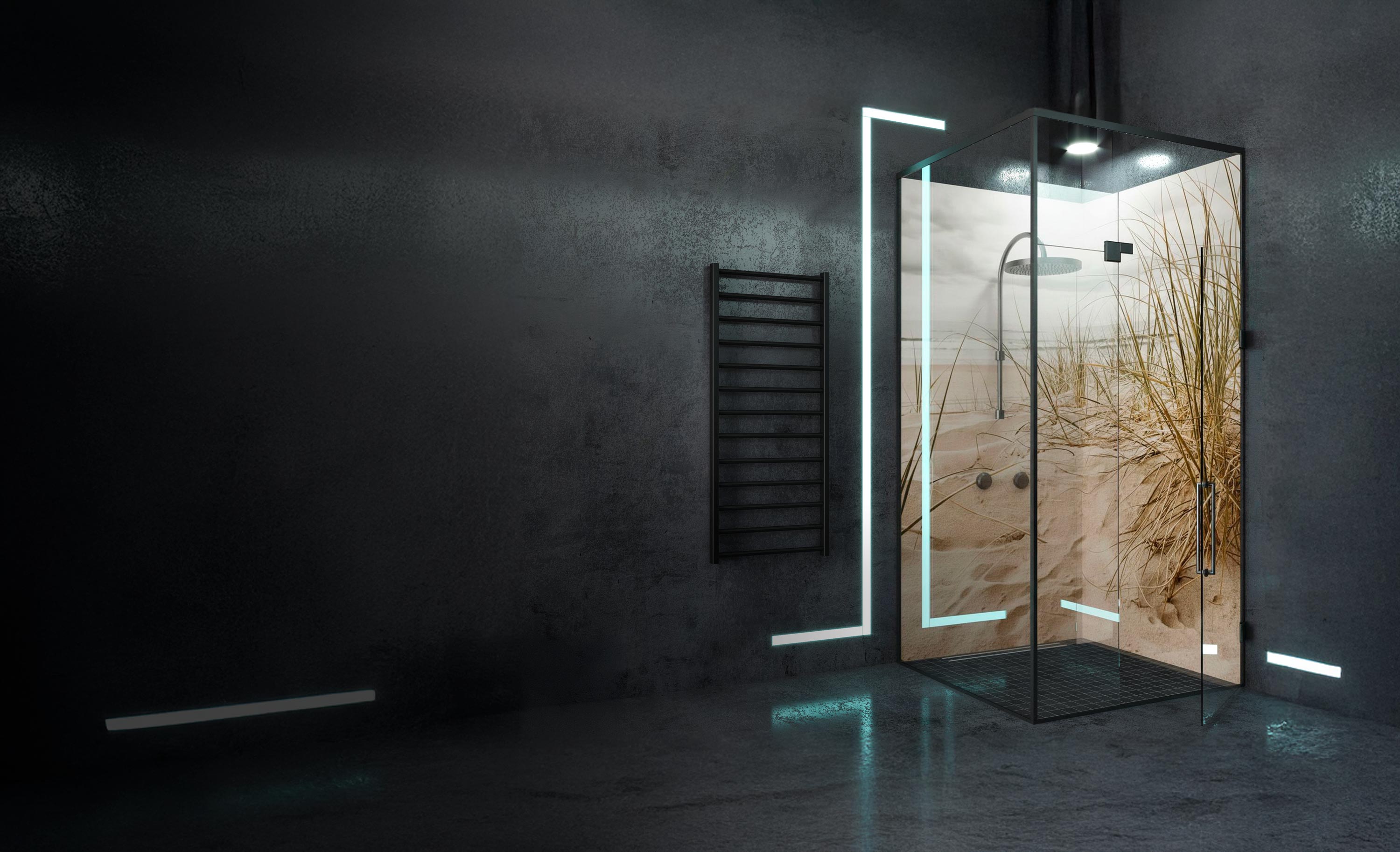 Einzigartige Duschrückwände