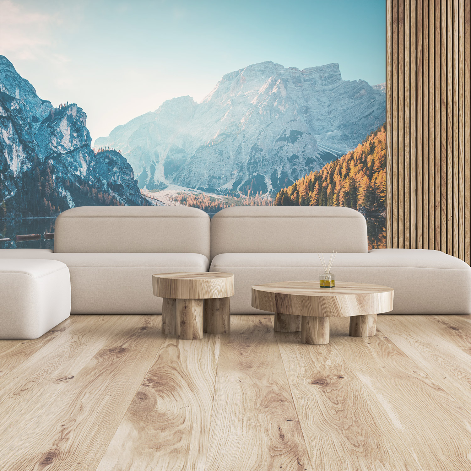 Wandverkleidung für deine Lounge mit Berg V4 Motiv Wandverkleidung für deine Lounge mit Berg V4 Motiv