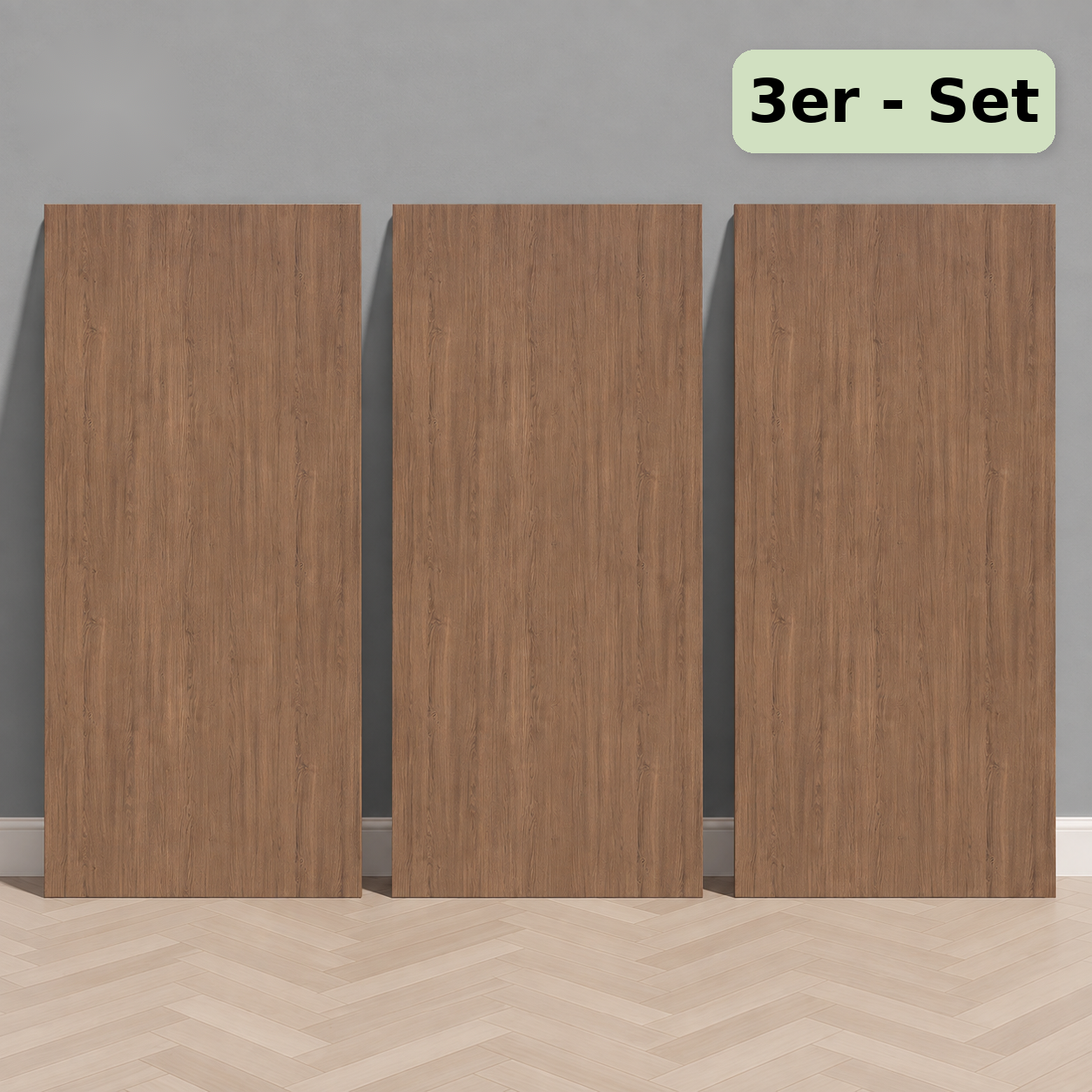 Dekor Wandpaneel, Stil: Holz Peakbrown (Lieferung ab 3 Stk.)