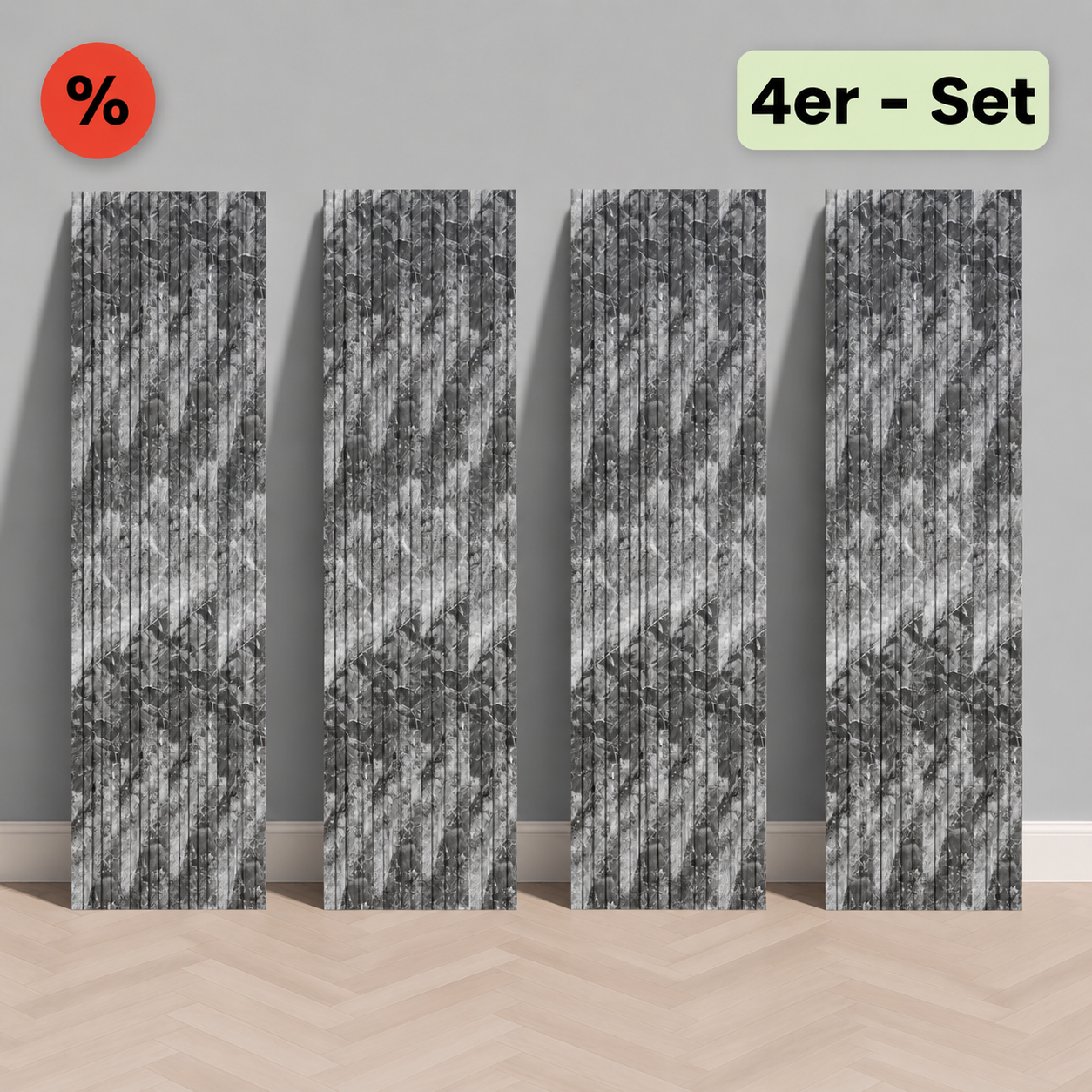 Lamellenpaneel Flat (Lieferung ab 4 Packungen)