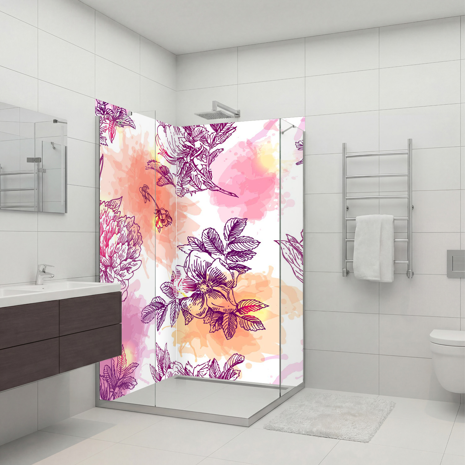 Duschrückwand Boho V3 Motiv