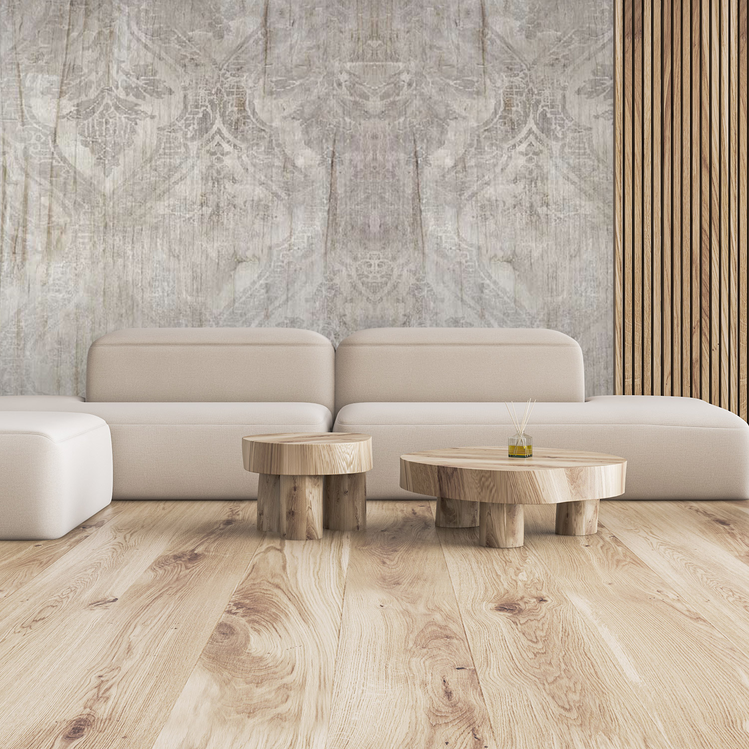 Wandverkleidung für deine Lounge mit Holz V2 Motiv