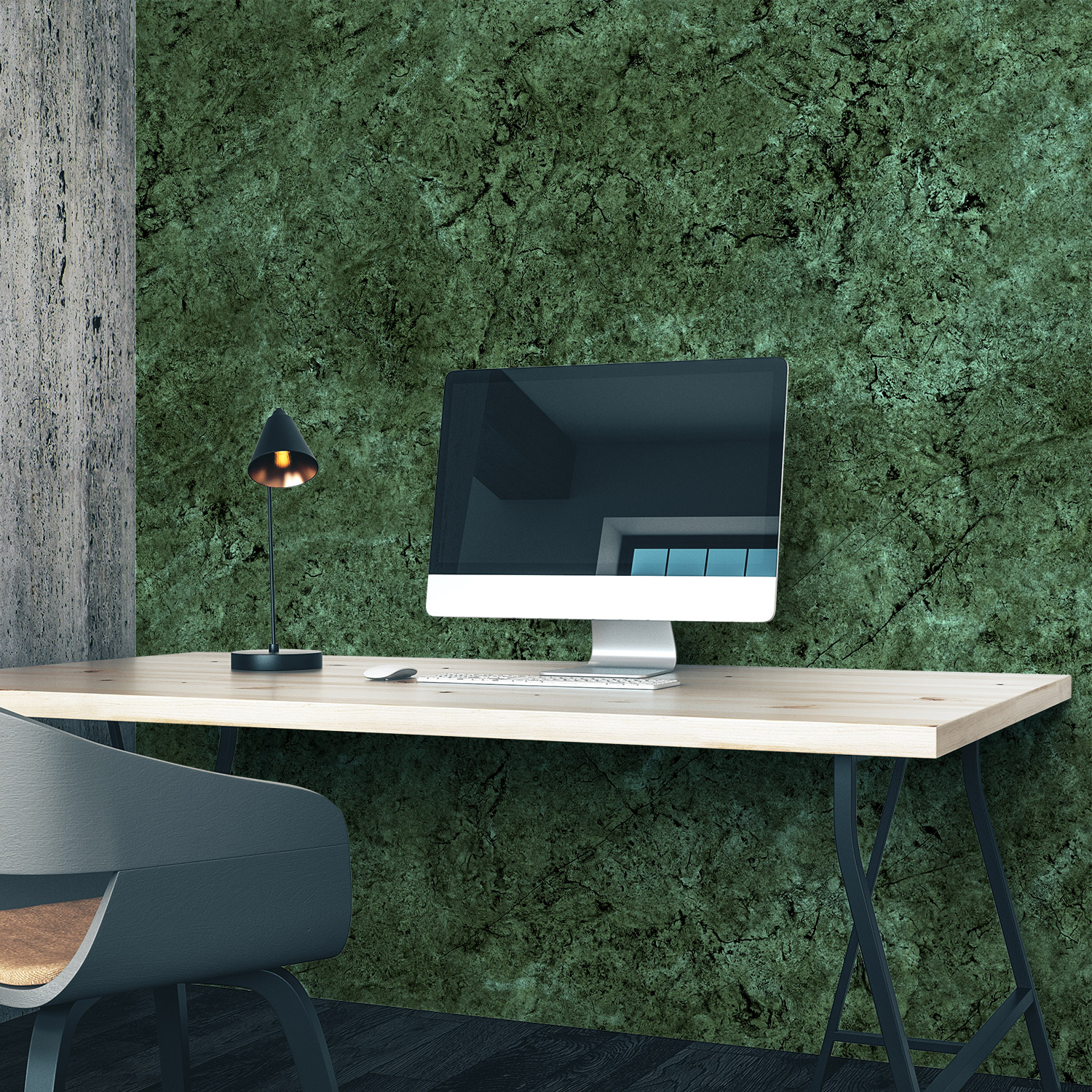 Wandverkleidung für das Büro mit Marmor V14 Motiv