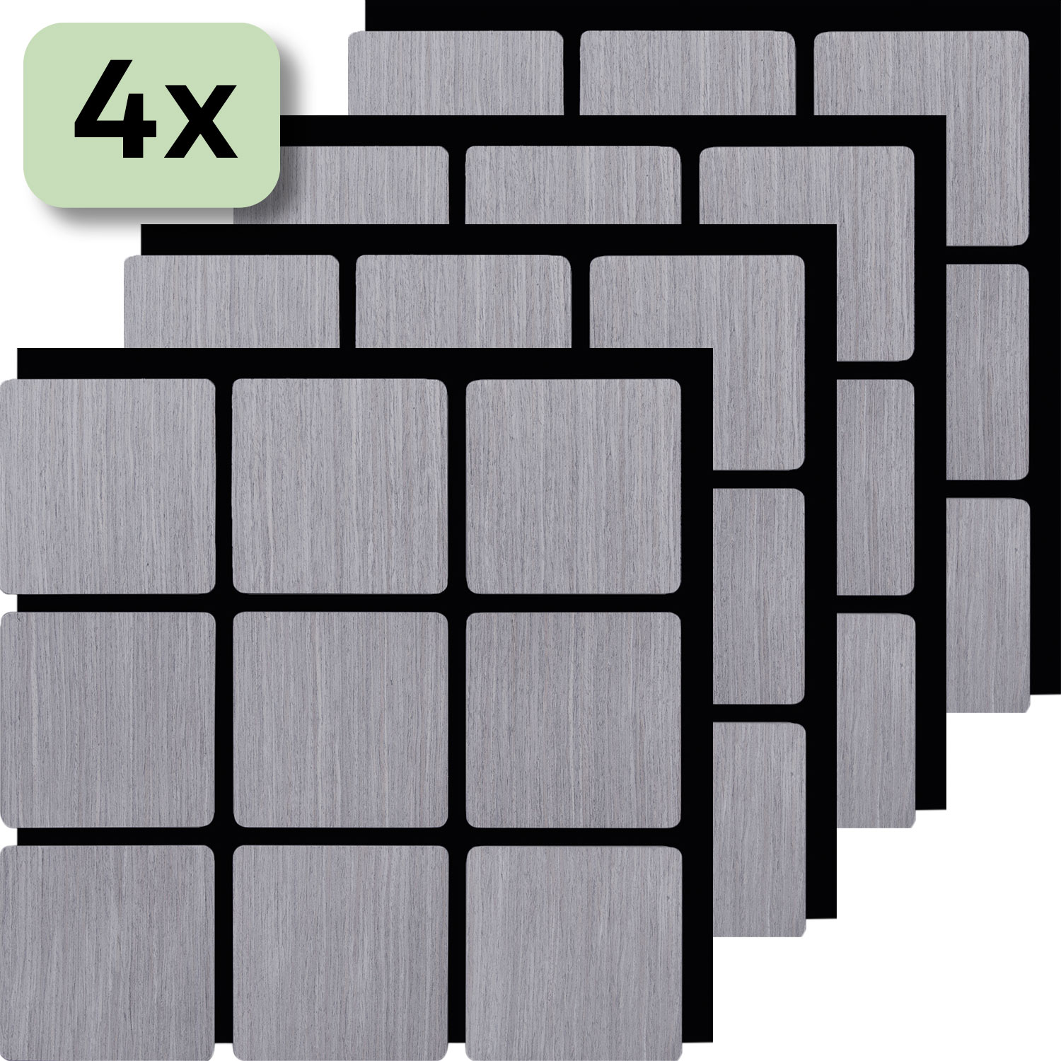 Akustikpaneel Block, 4 Stück