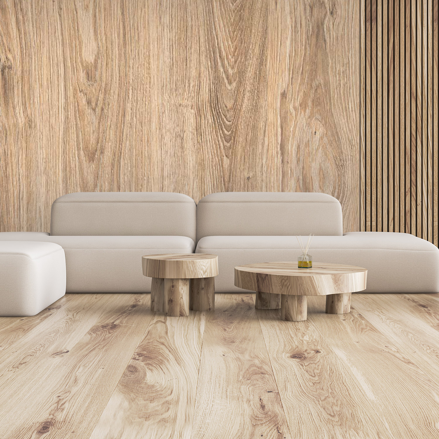 Wandverkleidung für deine Lounge mit Holz V1 Motiv