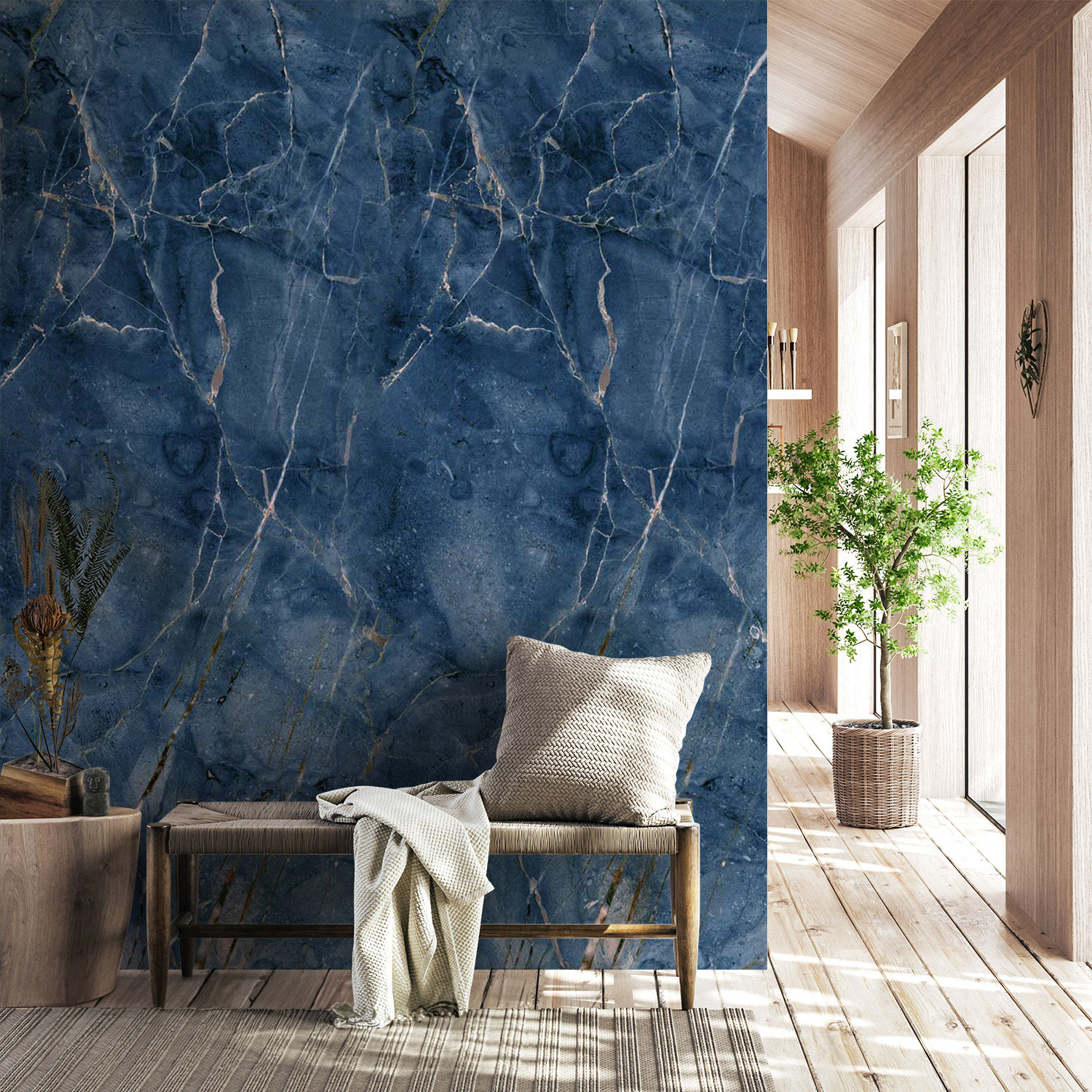 Wandverkleidung für den Flur mit Marmor V6 Motiv Wandverkleidung für den Flur mit Marmor V6 Motiv