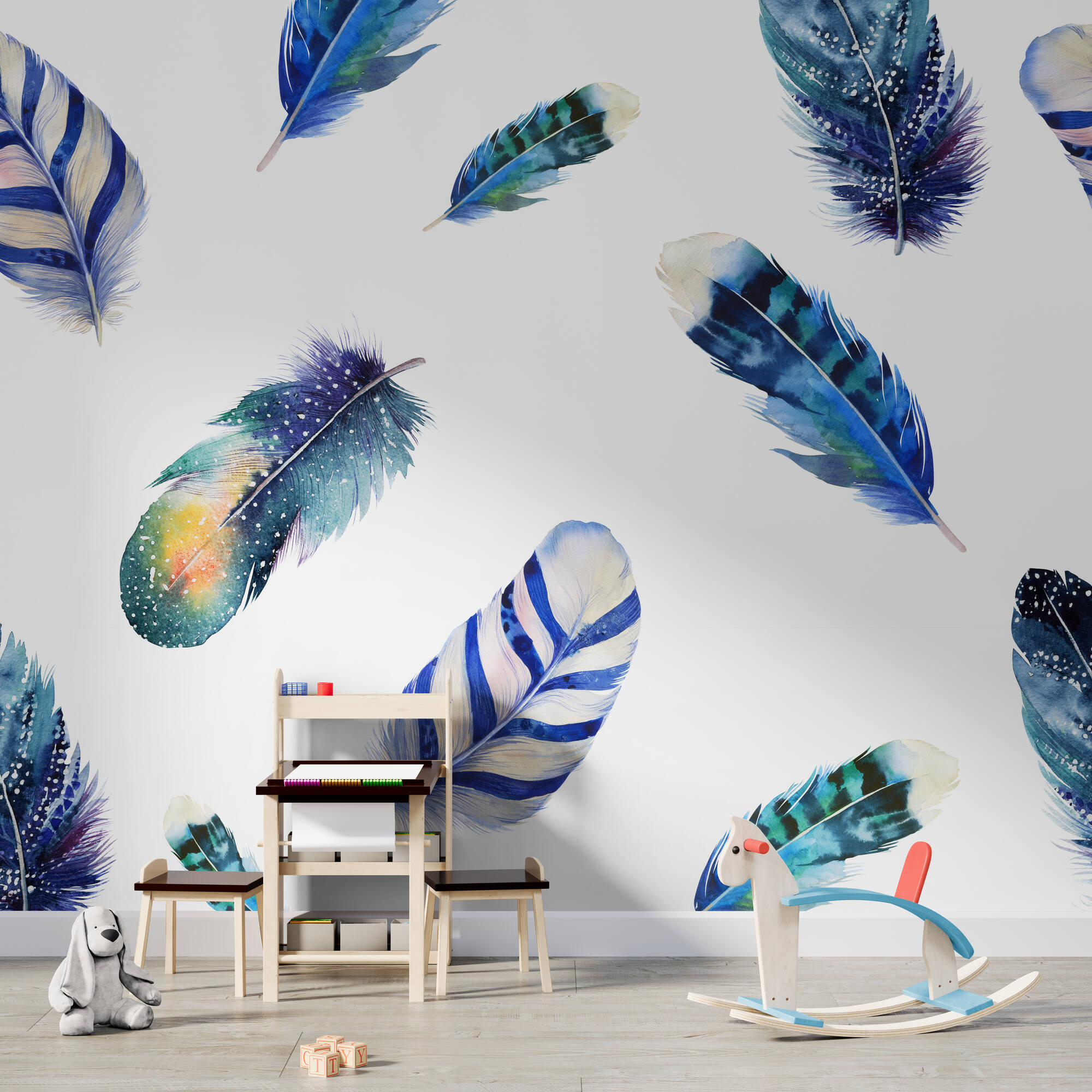 Wandverkleidung für das Kinderzimmer mit Boho V1 Motiv