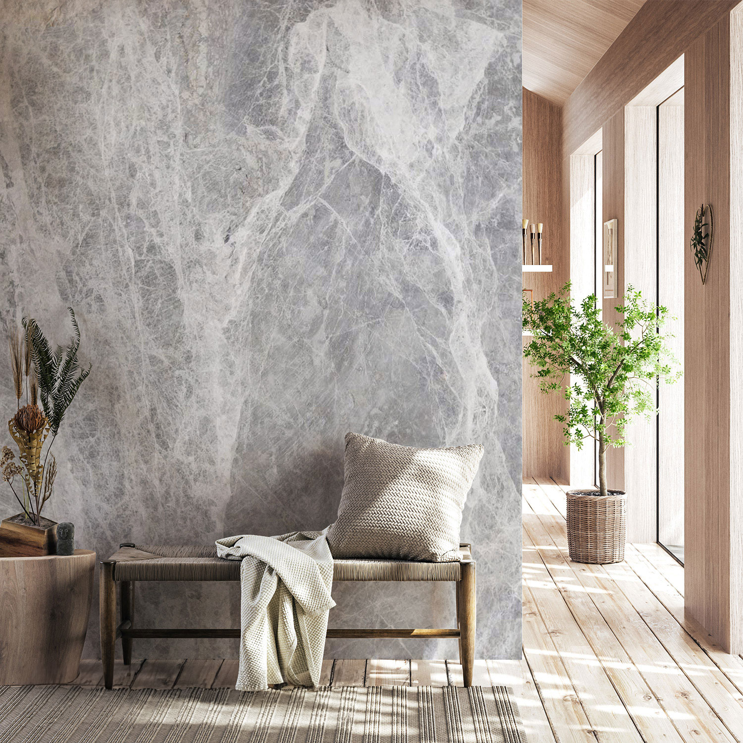 Wandverkleidung für den Flur mit Marmor V5 Motiv Wandverkleidung für den Flur mit Marmor V5 Motiv