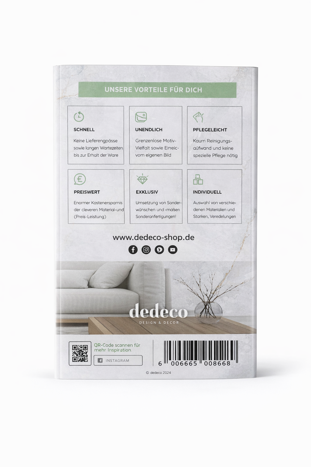 Dedeco Produktkatalog | Individuelle Wandgestaltungen & Designideen